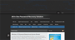 Desktop Screenshot of blog.recoverlostpassword.com