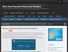 Tablet Screenshot of blog.recoverlostpassword.com
